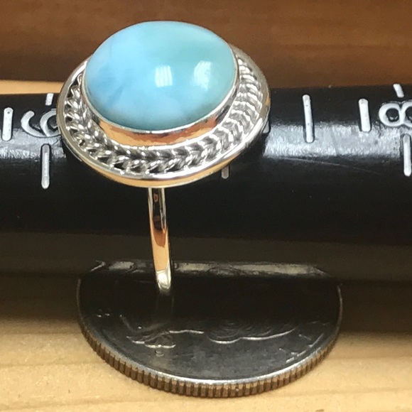 Larimar ring adjustable - Picture 6 of 7